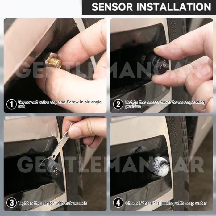 Kunci Ring Sensor TPMS Gentleman Car Mur Baut Wrench Screw Pembuka Baterai Sensor External