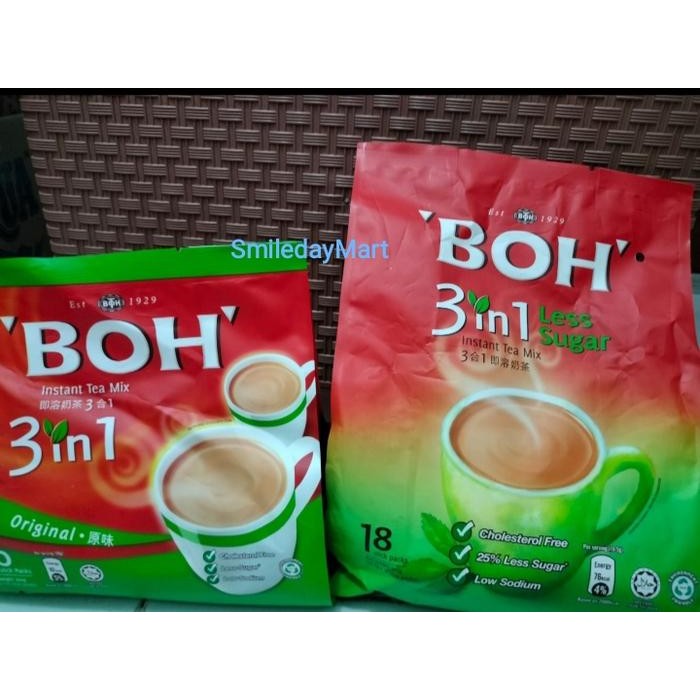 

Promo Terbatas Boh 3 In 1 Tea Mix Original 10 Pcs Boh 3 In 1 Tea Mix Less Sugar 18 Pcs Aman