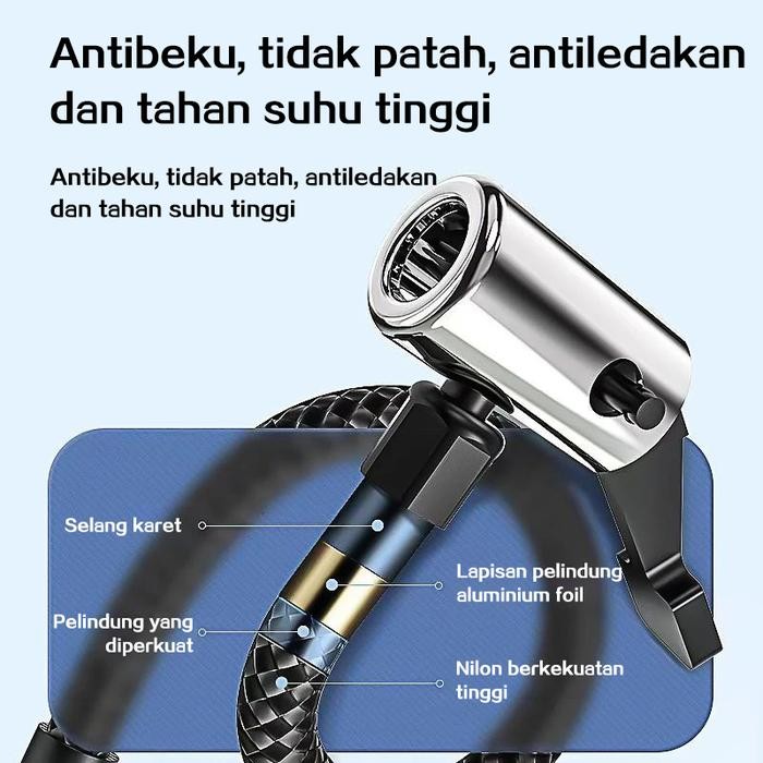 Pompa Ban Mobil Truk Motor Elektrik Cek Tekanan Angin Digital pompa elektrik Pompa Udara Mobil