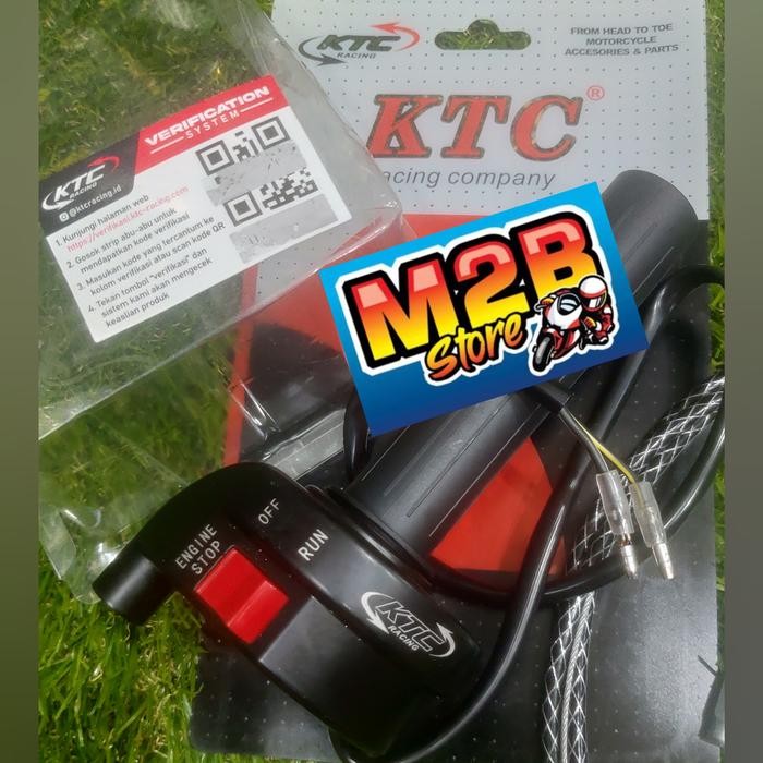 Banyak Dicari Gas Spontan Ktc 1 Kabel + Engine Stop Rx King Aerox Nmax Vario Ninja