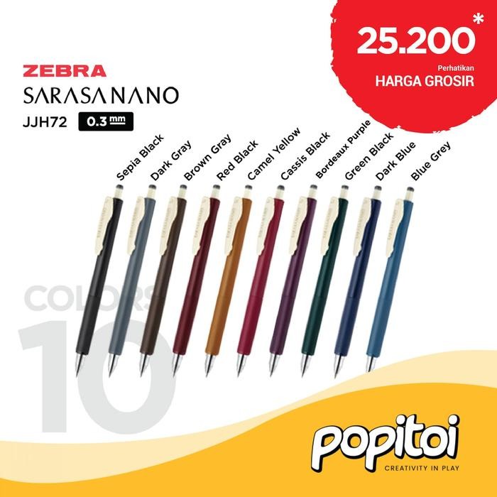 

Zebra Sarasa NANO VINTAGE 0.3 mm Gel Pen Pulpen