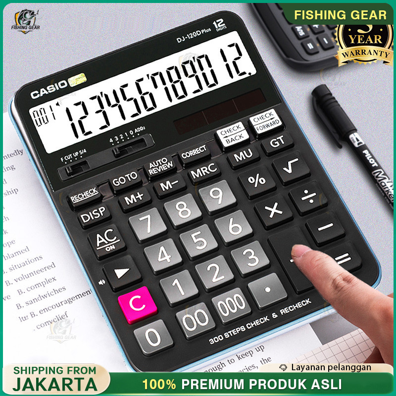 

Kalkulator Casio MJ 120D PLUS CHECK CORRECT Kalkulator Meja Check Correct 100% Asli