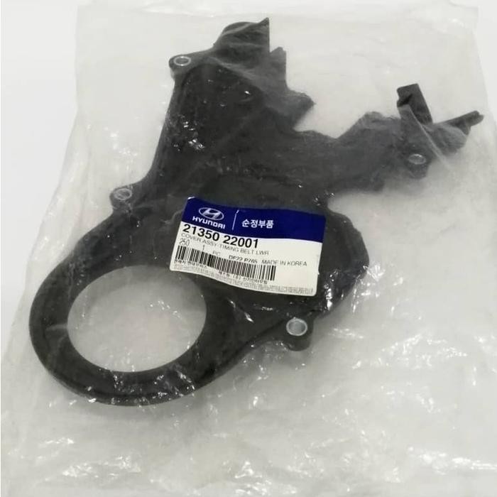 Tutup Cover Timing Belt Bawah Hyundai Accent Verna Avega Getz Original