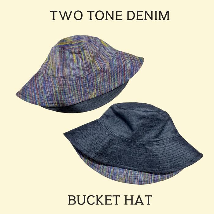 Nomitee'S Denim Bucket Hat Topi Bucket Dewasa Unisex #Gratisongkir #Sale #Discount