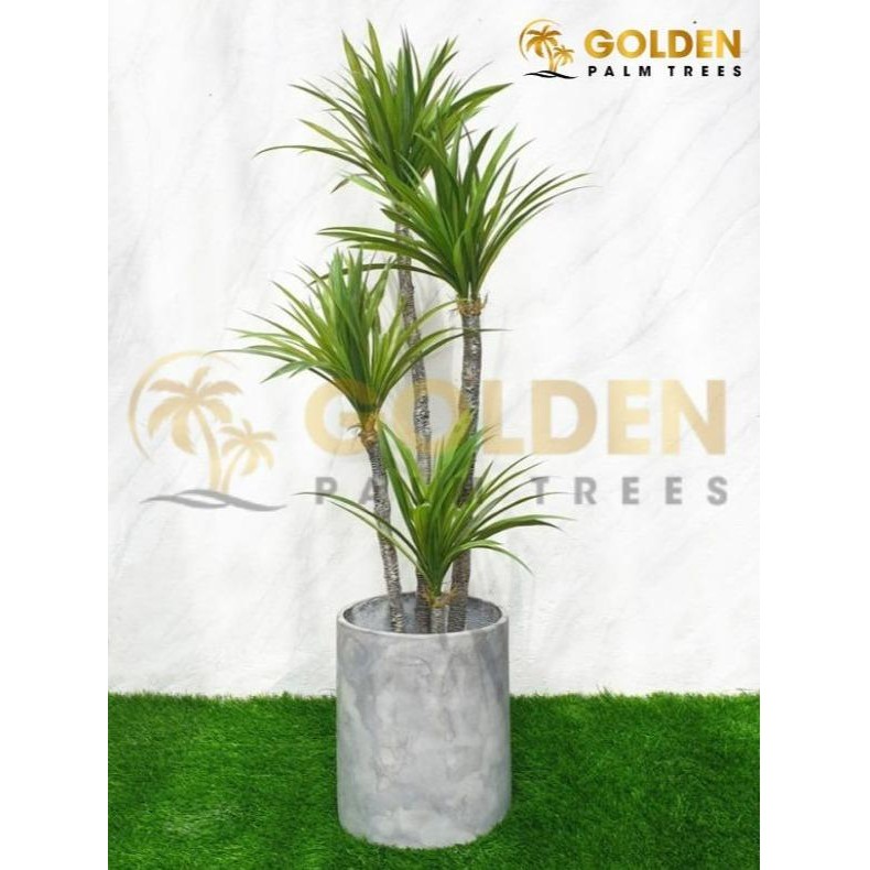 Pohon artificial pandan bali cabang 4 + pot Tanaman tri1