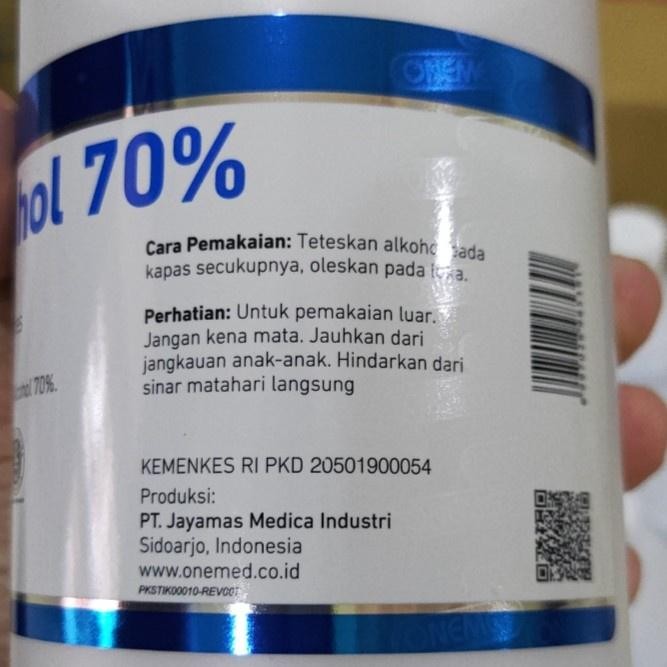 ALKOHOL 1 LITER ANTISEPTIK ALKOHOL 70%