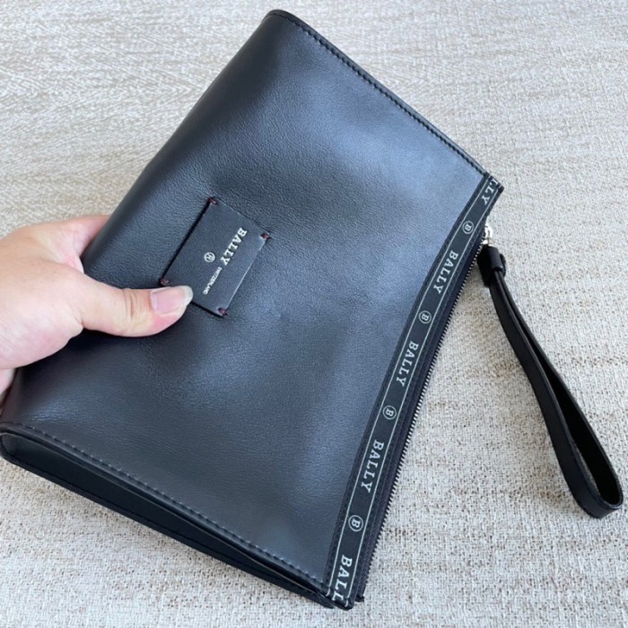 [Best Seller] Clutch Bally Haig Pouch Leather Original 100% #Gratisongkir #Sale #Discount