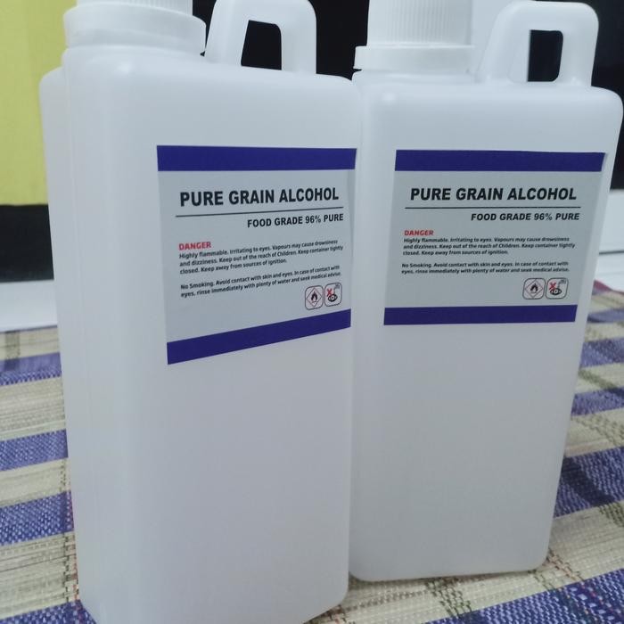 ALKOHOL 96% FOOD GRADE 1 LITER PREMIUM PGA PURE GRAIN ALKOHOL