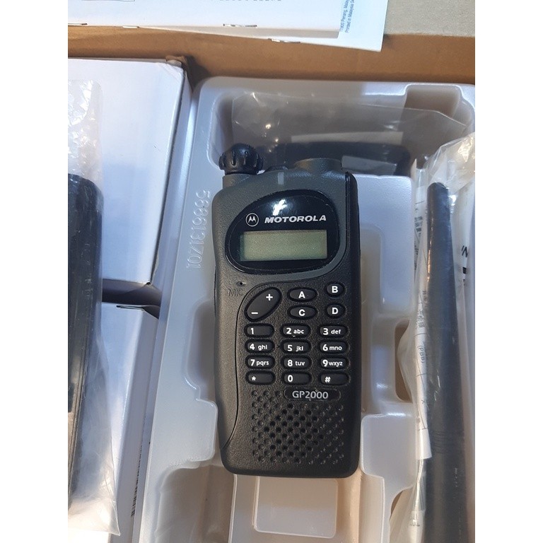 HT MOTOROLA GP2000 VHF BEKAS WALKIE TALKIE MOTOROLA GP 2000 VHF SECOND TANPA DUS FREKUENSI 136MHZ