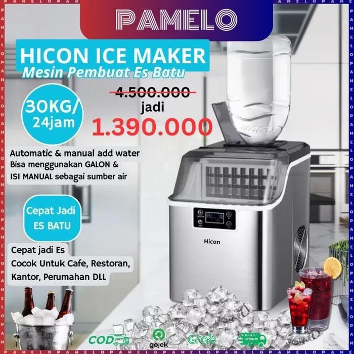 Mesin Hicon Pembuat Es Batu 15-30 Kg Perhari Iceler Maker Machine
