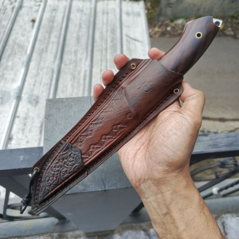 viral New Bushcraft 1 Fulltang HSS Pisau Outdoor Tajam