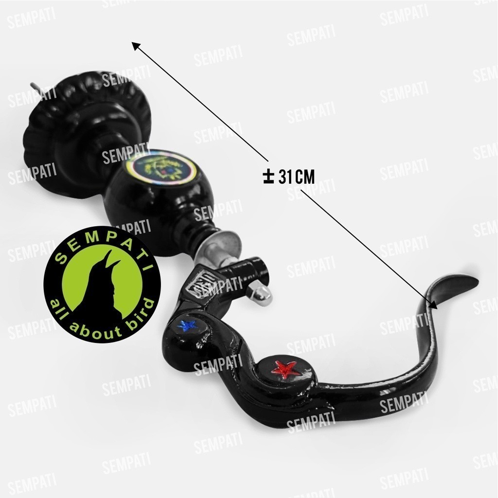 RB22 SEMPATI GANTUNGAN SANGKAR PION MOTIF BATIK ORIQ JAYA KANDANG BURUNG MURAI KOTAK LOVEBIRD