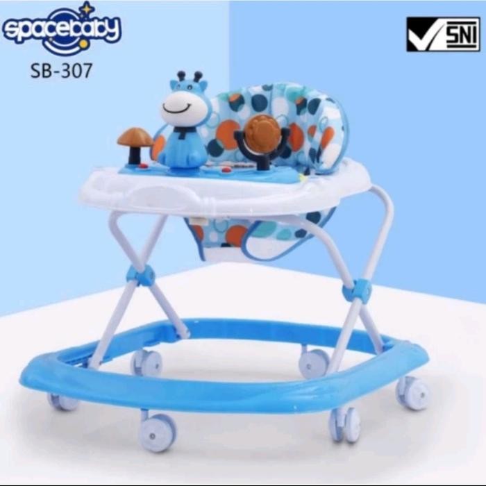 Langsung diproses baby walker space baby / dorongan bayi / kereta bayi / belajar jalan.