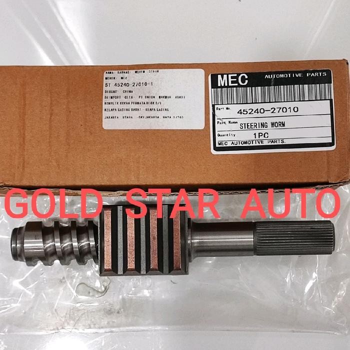Worm Stir Worm Steering Toyota Kijang 3K Doyok Kijang 4K Doyok Kijang Kotak 45240-27010 Kode 015