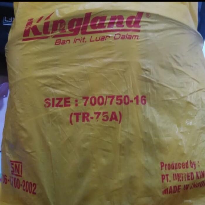 Ban Dalam Mobil Truck/Truk 700/750-16 Ring 16 Pentil Panjang Tr 75 Kode 014