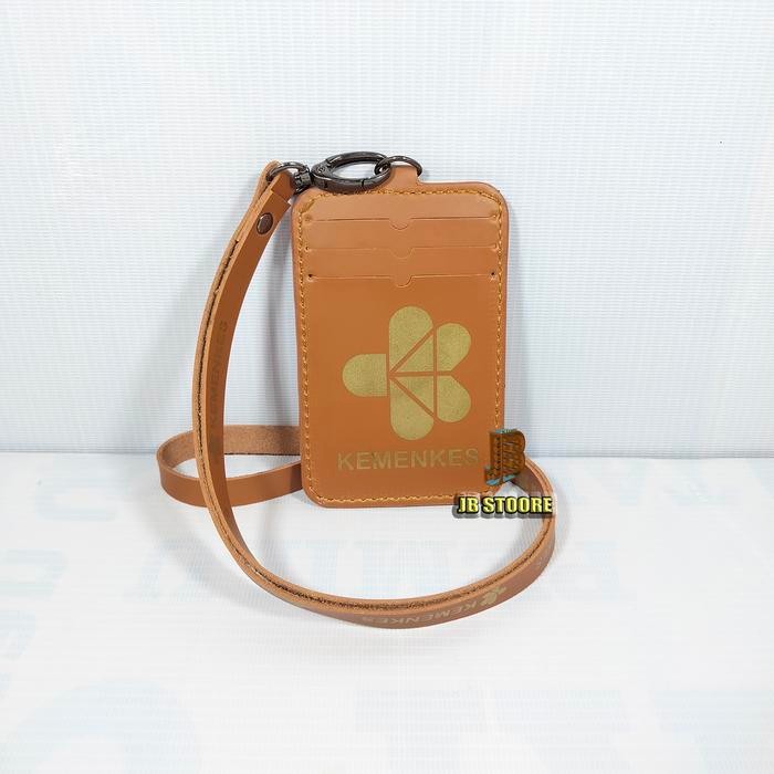 

Tempat Id Card KEMENKES Kulit / Id Card Holder Kemenkes Gantung / name tag kemenkes kulit