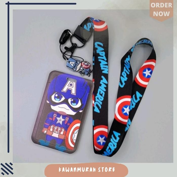 

Lanyard Motif Avengers Gundam / Photo Card Holder Batman