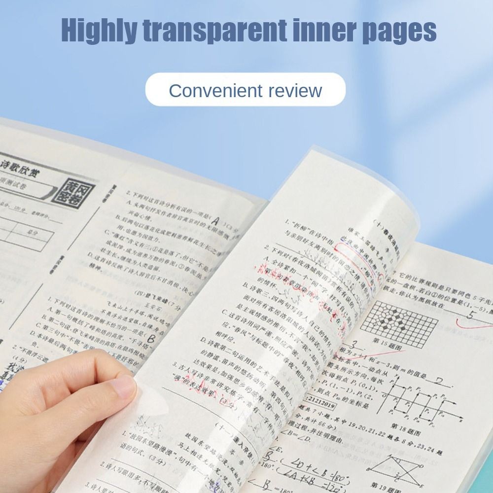 Durable Multifunction A3 File Folder Test Folder Waterproof Classification Organizer Loose-leaf Fold