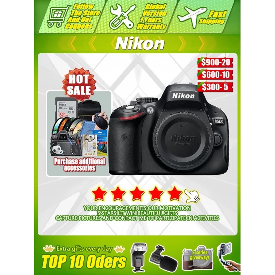 Nikon D5200 24MP MP Digital SLR Camera Body Only