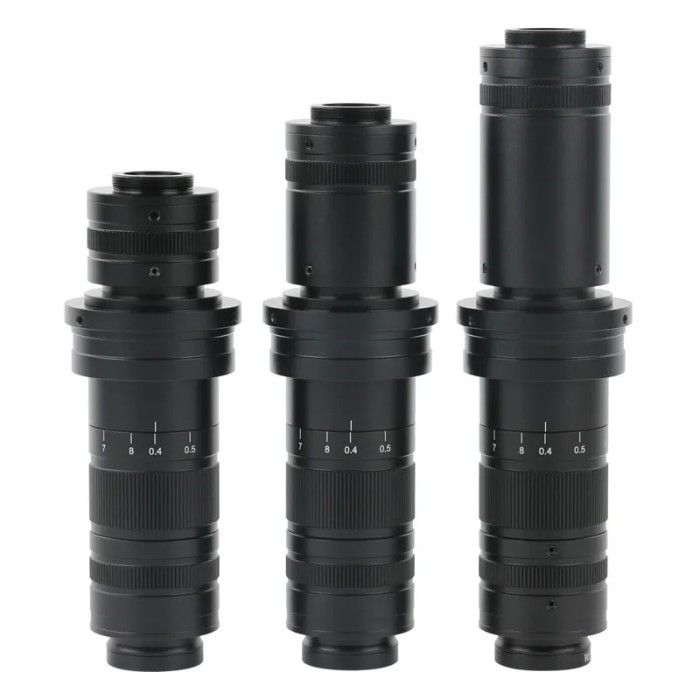 300X 600X 800X Adjustable Continuously Monocular Zoom C mount Lens