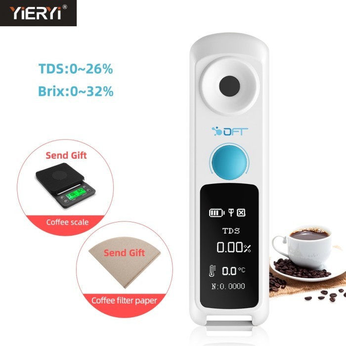 Bluetooth Brix Refractometer Digital Coffee Densitometer Smart Coffee