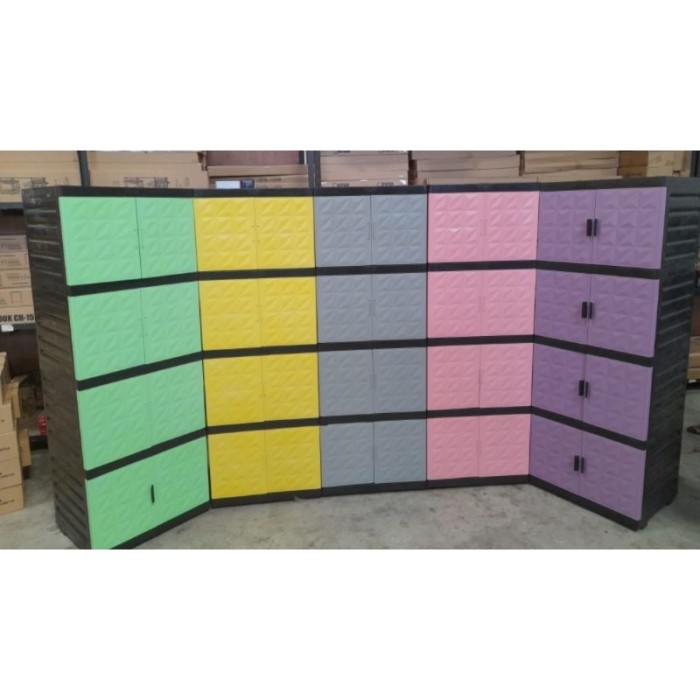 lemari plastik susun 4 lemari baju plastik lemari susun jumbo plastik