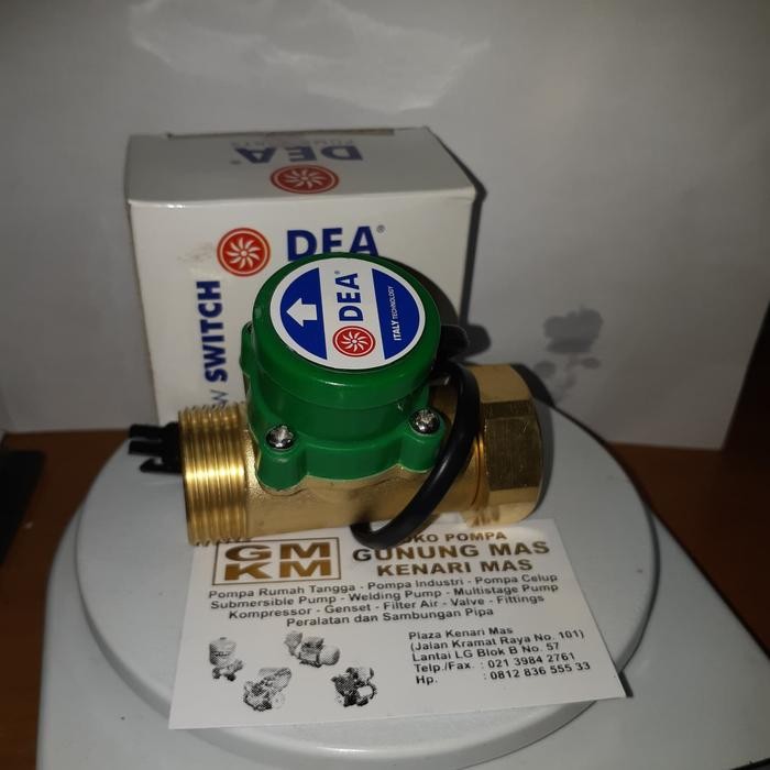 Murah Flow Switch 1 Inch Kuningan Dea /Otomatis Pompa Air