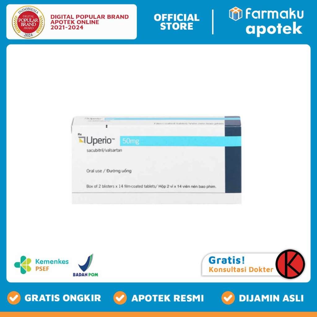 Uperio 50 mg Blister 14 tablet salut selaput - TMG