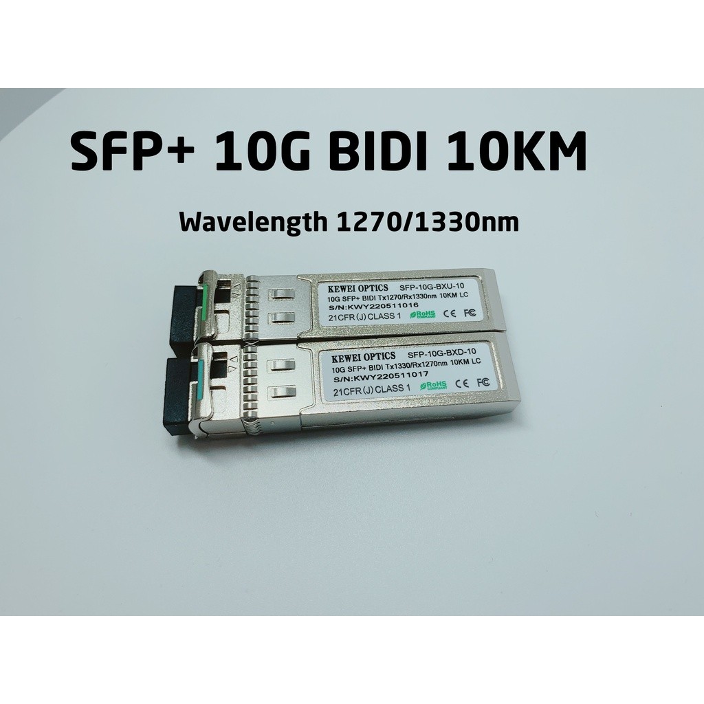 LL SFP+ 10G bidi single core LC single mode SM 10km 20km 40km 60km 80km 100km Dw6
