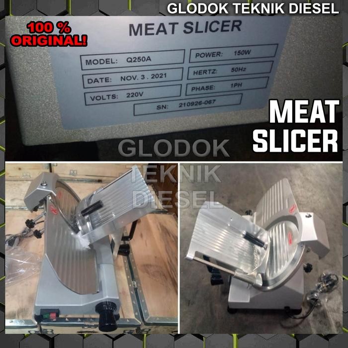 Meat Slicer Mesin Pengiris Daging Otomatis 10 Inch Food Slicer 250 ORI
