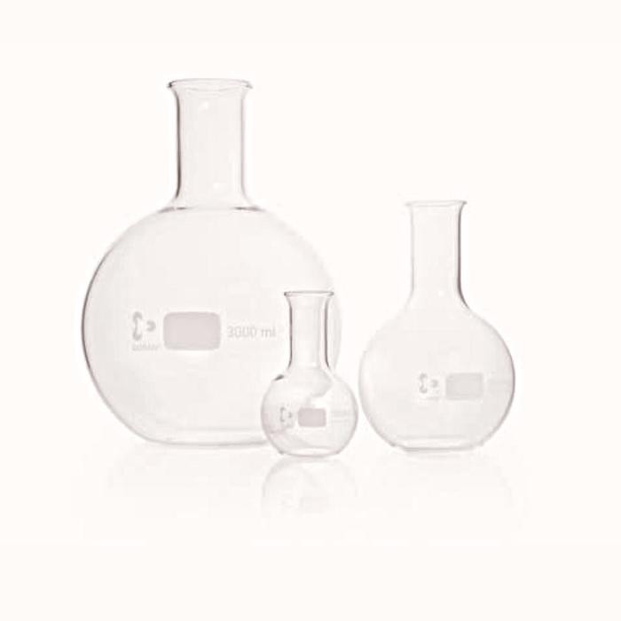DURAN Boiling Flask Flat Bottom, Narrow Neck 1000ml, 2000ml
