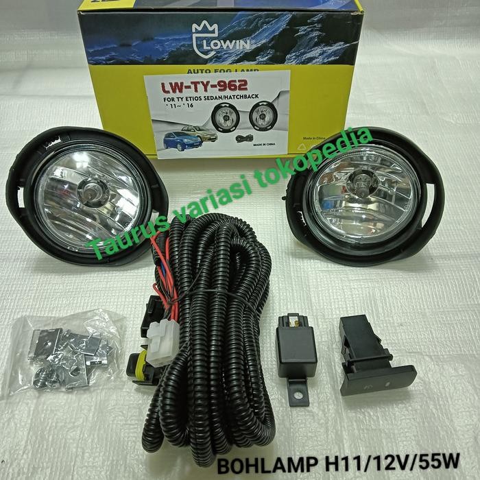 Terpopuler Foglamp/Lampu Kabut Mobil Bumper Depan Etios Valco