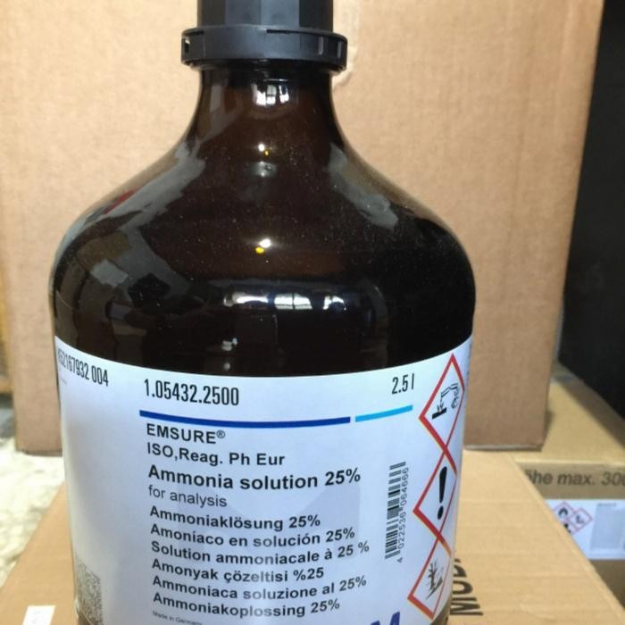 ammonia solution 25% merck repack 1L