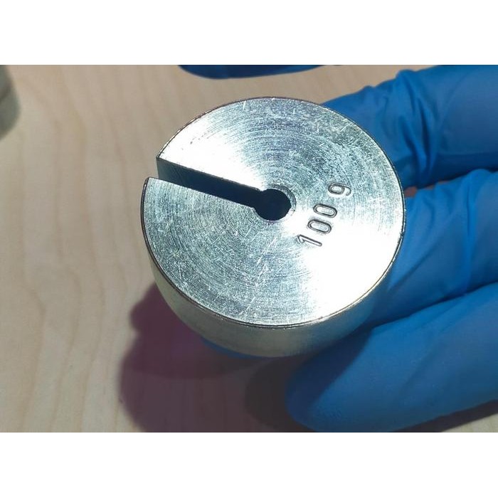 Beban bercelah 1000 gram chrome