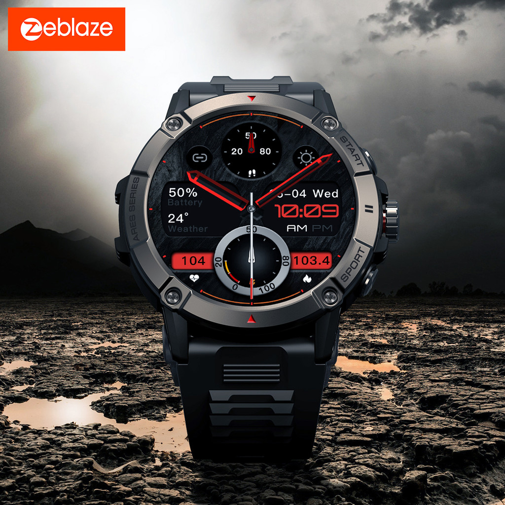Rugged Voice Calling Smartwatch Zeblaze Ares 3 Sports Smart Watch