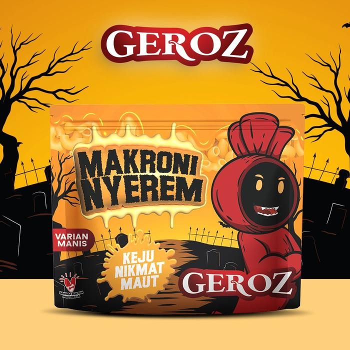 

( READY STOK ) Geroz - Varian Manis - Makroni Nyerem Rasa Keju Nikmat