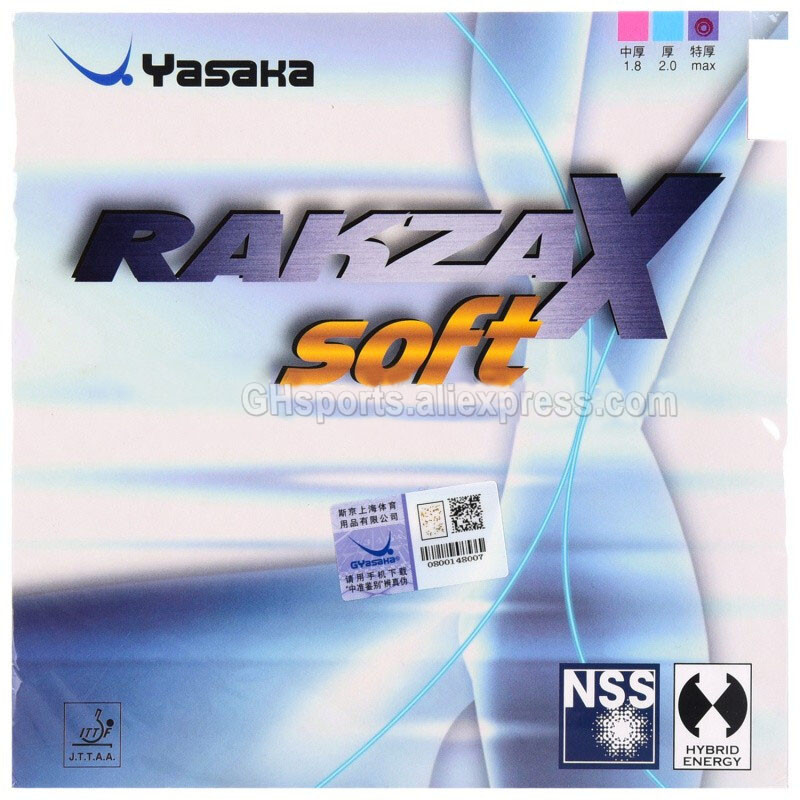 Yasaka Rakza X Soft Table Tennis Rubber Pips-In Yasaka Original Rakzax / Rkx Soft Yasaka Ping Pong