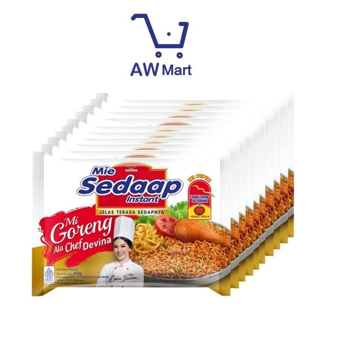 

Ready JT 10 PCS - SEDAAP MIE ALA CHEF DEVINA GORENG