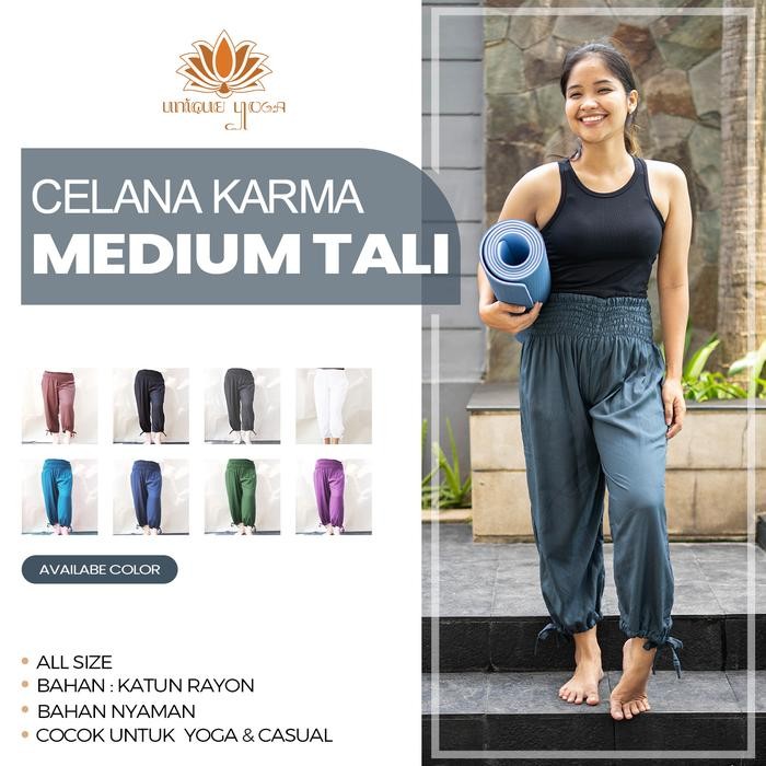 Celana Harem Yoga / Karma Medium Pant Tali Termurah / Yoga Pant Olahraga