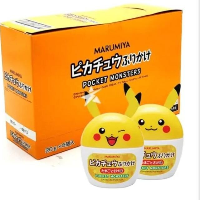 

SALE !!! MARUMIYA JAPAN FURIKAKE ABON JEPANG WADAH REUSABLE PIKACHU SUMIKO LUCU READYY