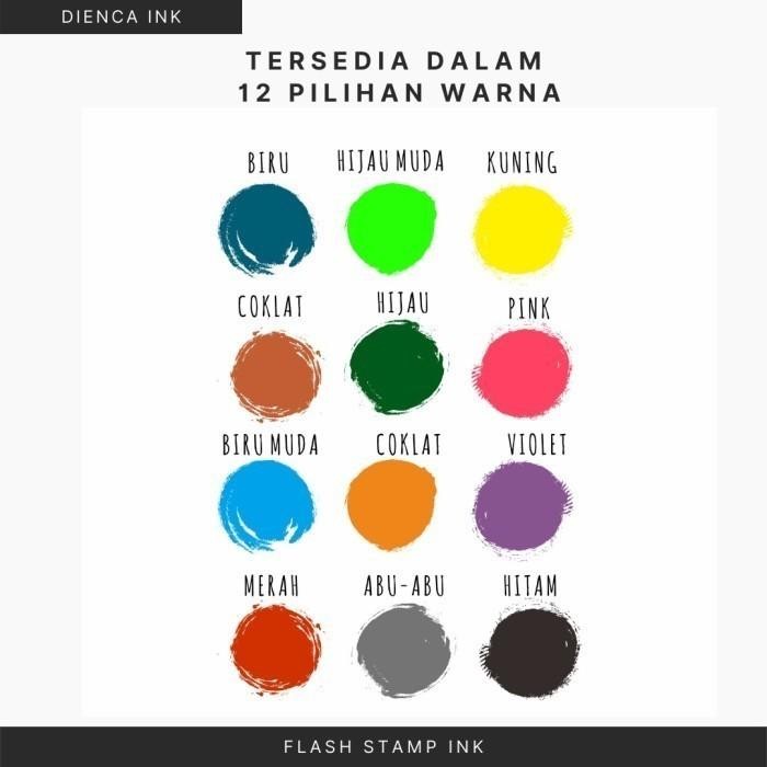 

TINTA STEMPEL FLASH DIENCA OFFICIAL 100 ML WARNA HIJAU MUDA