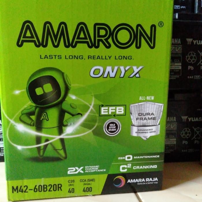 Aki Mobil Istop M42 Idling Start Stop Amaron Rush Istop, Terios Istop