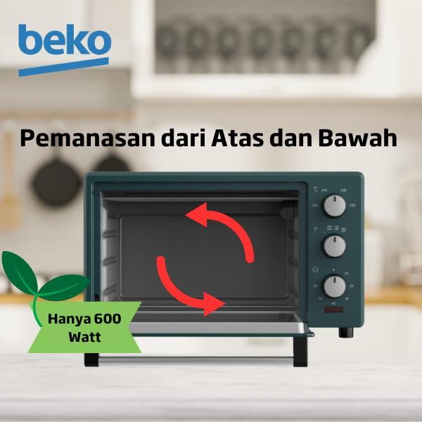 OVEN LISTRIK BEKO BMF19EG 19 LITER OVEN PORTABLE