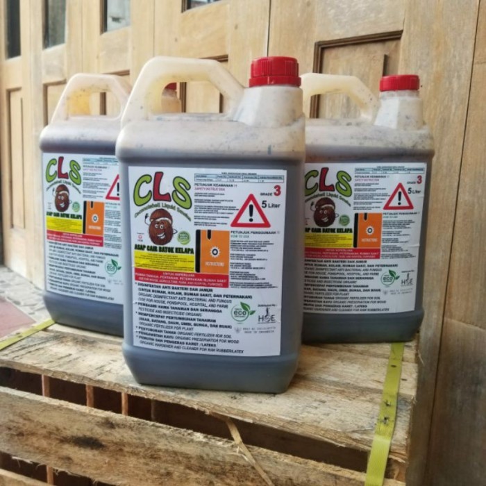 New Asap Cair Batok Kelapa 5 Liter Grade 3