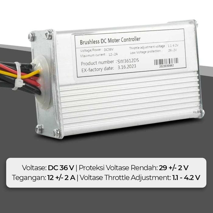 Motor Controller Dc36V Sepeda Listrik Lankeleisi Rs600 Sparepart