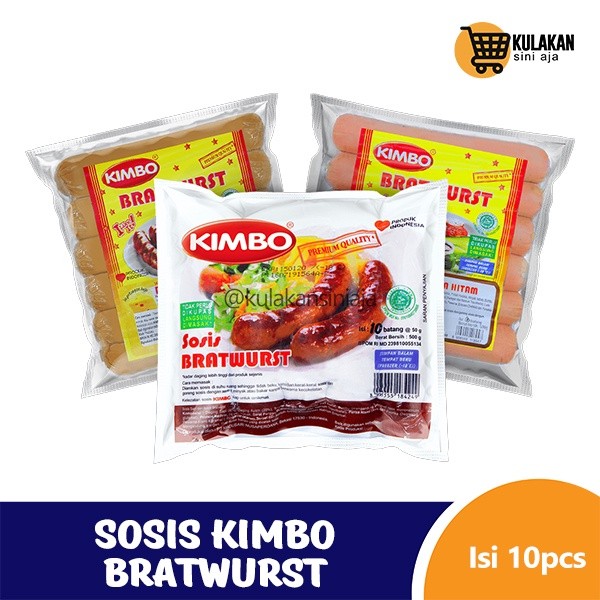 

debo Sosis sapi bratwurst Kimbo premium quality Isi 10pcs