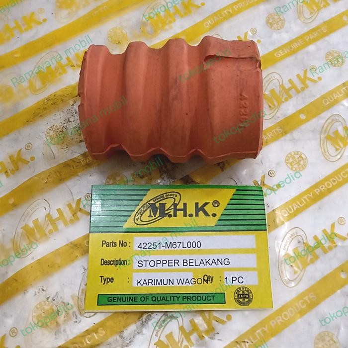 Stopper belakang karet bumper MT/AT Mobil Karimun Wagon R AIJ-310F