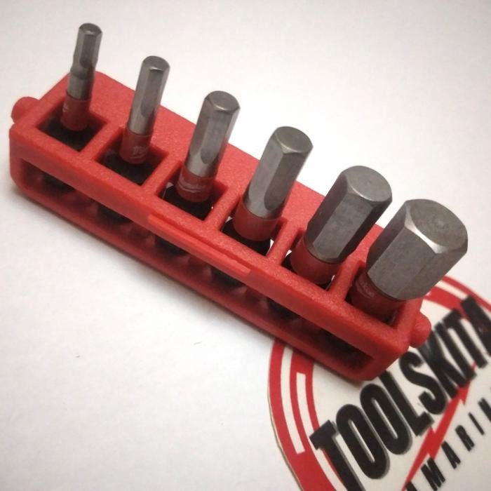 Mata Obeng Set Milwaukee Shockwave HEX 1 inch 6 pcs (Kunci L)