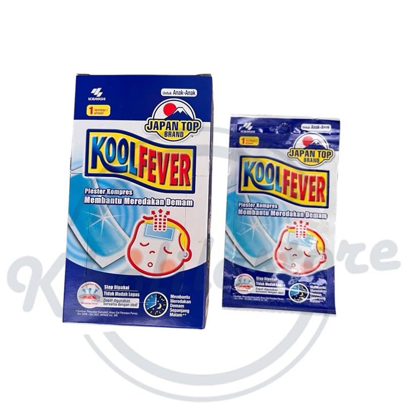 

Terbaru (1 Box) Koolfever Anak Kompres Biru Best Quality