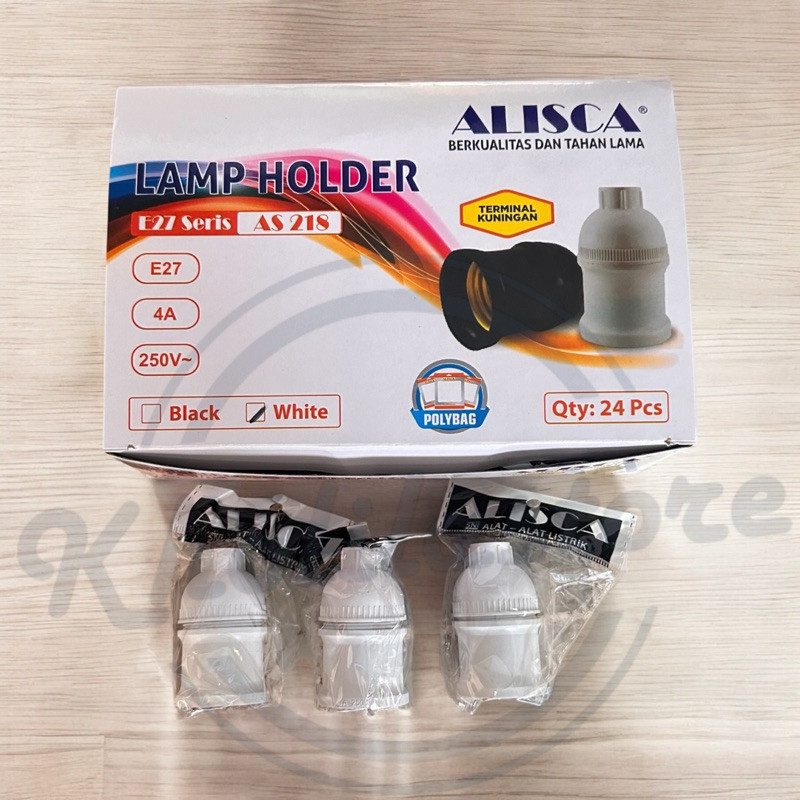 

Terbaru (24 Pcs) Fitting Lampu Gantung Putih Alisca As218 Termurah